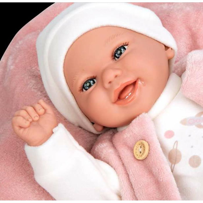 Muñecas Arias Muñeca Elegance Colin 40 cm rosa con manta Muñecas Arias Muñeca Elegance Colin 40 cm rosa con manta