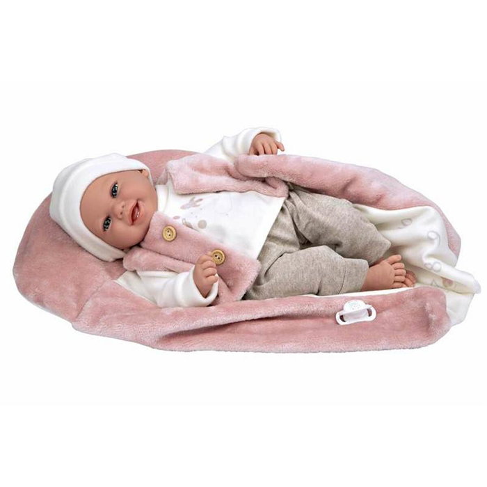 Muñecas Arias Muñeca Elegance Colin 40 cm rosa con manta Muñecas Arias Muñeca Elegance Colin 40 cm rosa con manta