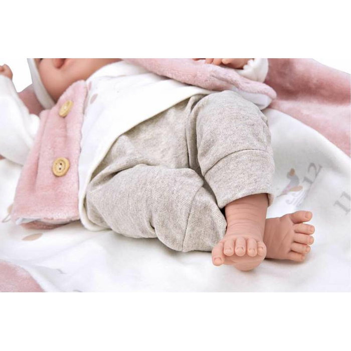 Muñecas Arias Muñeca Elegance Colin 40 cm rosa con manta Muñecas Arias Muñeca Elegance Colin 40 cm rosa con manta