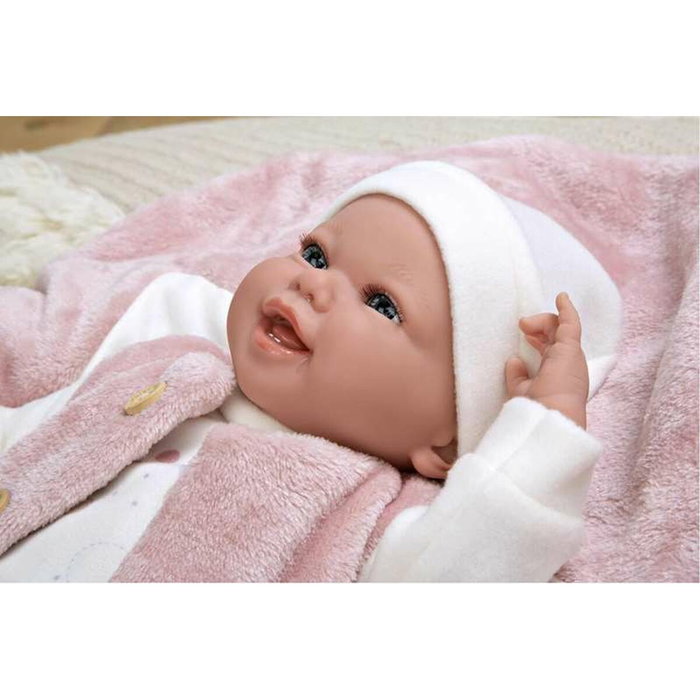 Muñecas Arias Muñeca Elegance Colin 40 cm rosa con manta Muñecas Arias Muñeca Elegance Colin 40 cm rosa con manta