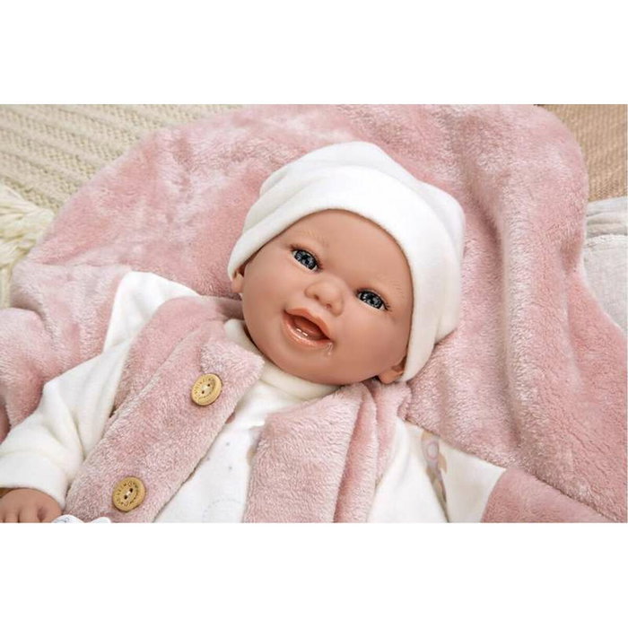 Muñecas Arias Muñeca Elegance Colin 40 cm rosa con manta Muñecas Arias Muñeca Elegance Colin 40 cm rosa con manta