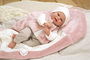 Muñecas Arias Muñeca Elegance 40 cm colin rosa con manta, muñeco de peso, español, para 3+ años