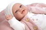 Muñecas Arias Muñeca Elegance 40 cm colin rosa con manta, muñeco de peso, español, para 3+ años