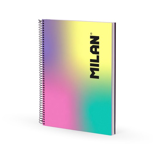 Milan Cuaderno Espiral A4 Colección Sunset Cuadrícula 5x5 Tapa Dura Milan Cuaderno Espiral A4 Colección Sunset Cuadrícula 5x5 Tapa Dura