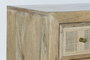 DKD Home Decor Cómoda de Mango y Ratán Natural