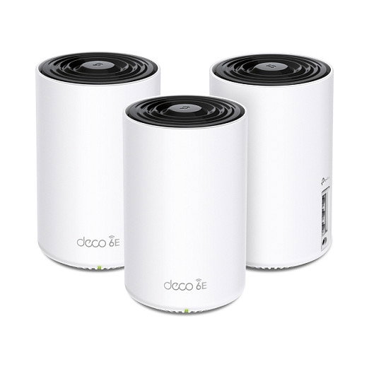 TP-Link Deco X75 Mesh-System AXE5400 (3er) Blanco Wi-Fi 6E Tribanda 670m² 200 Dispositivos Alexa TP-Link Deco X75 Mesh-System AXE5400 (3er) Blanco Wi-Fi 6E Tribanda 670m² 200 Dispositivos Alexa