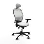 PIQUERAS Y CRESPO Silla de oficina Jorquera Blanca con mecanismo Sincro