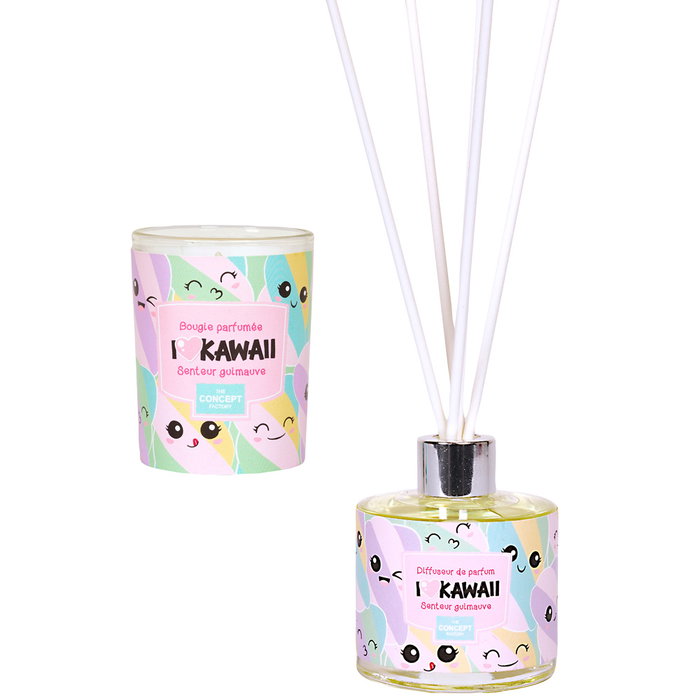 The Concept Factory Set de Vela Perfumada y Difusor de Vainilla