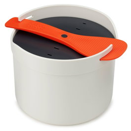 Joseph Joseph M-Cuisine Cocedor de Arroz para Microondas Blanco/Negro