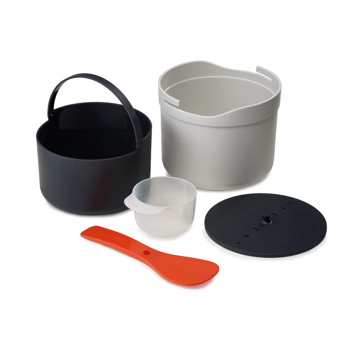 Joseph Joseph M-Cuisine Cocedor de Arroz para Microondas Blanco/Negro