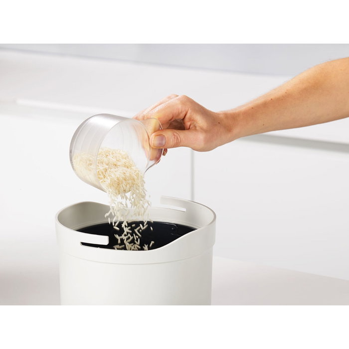 Joseph Joseph M-Cuisine Cocedor de Arroz para Microondas Blanco/Negro