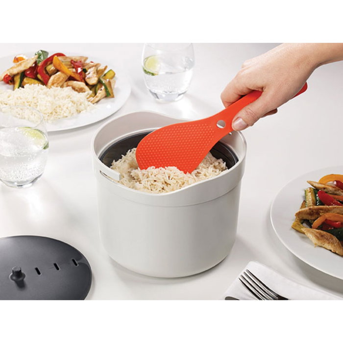 Joseph Joseph M-Cuisine Cocedor de Arroz para Microondas Blanco/Negro
