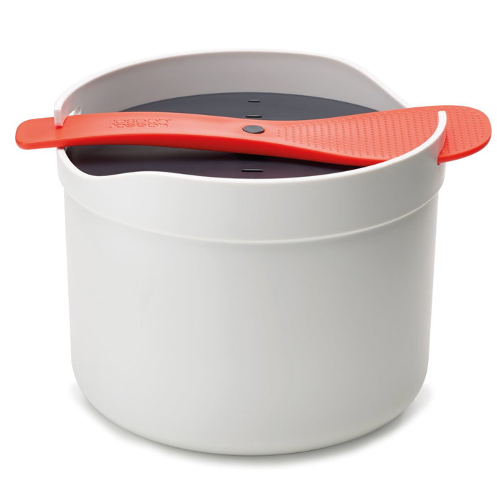 Joseph Joseph M-Cuisine Cocedor de Arroz para Microondas Blanco/Negro