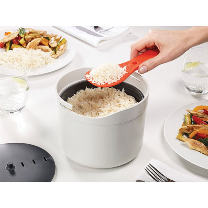 Joseph Joseph M-Cuisine Cocedor de Arroz para Microondas Blanco/Negro