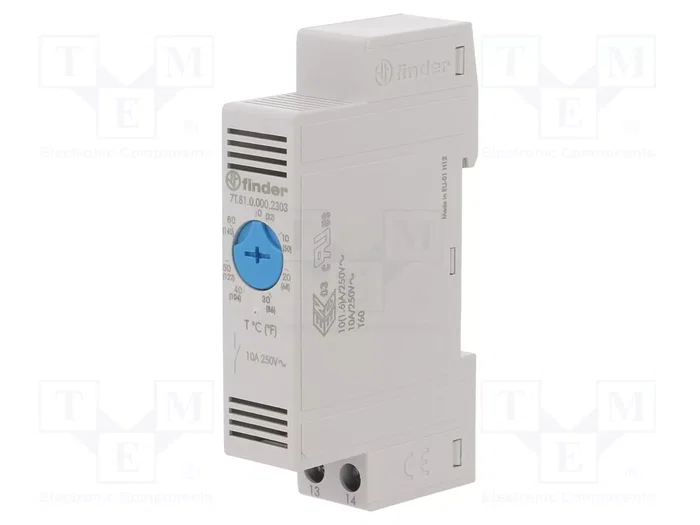 Finder Termostato 7T.81.0.000.2303 para Schaltschrank 17,5mm Finder Termostato 7T.81.0.000.2303 para Schaltschrank 17,5mm