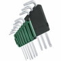Bosch Juego de llaves Torx de 9 piezas TX8-TX40
