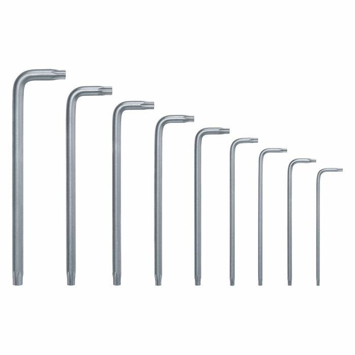 Bosch Juego de llaves Torx de 9 piezas TX8-TX40 Bosch Juego de llaves Torx de 9 piezas TX8-TX40