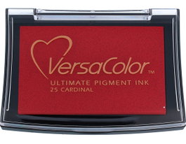 Tsukineko Almohadilla Versacolor Rojo Vívido 95x65mm