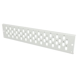 EFB ACCS Placa frontal VSB2HE-FP-48SC-S 2U 48 puertos SC Simplex Gris