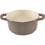 Staub Mini Cocotte Set de 4 piezas, redondo, Cerámica, Gris antiguo