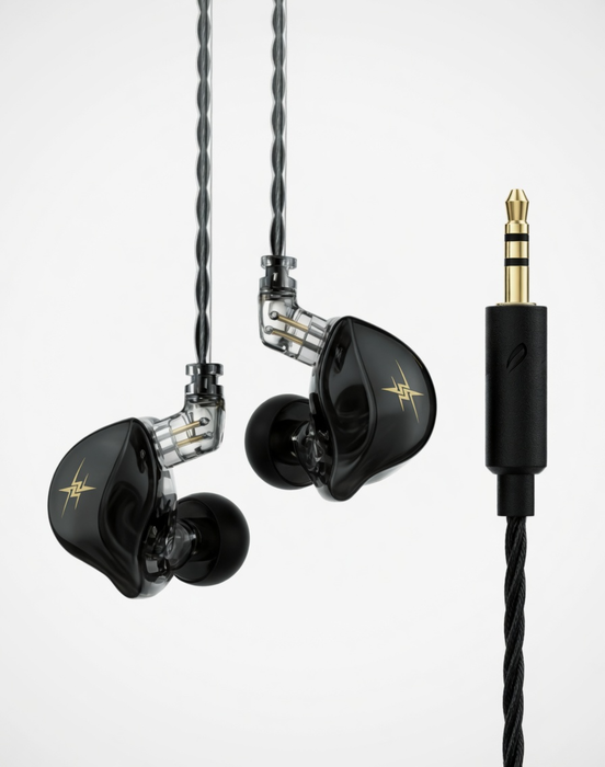 Double Auricular de Oído Double Ier1 con Cable Extraíble