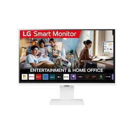 LG Monitor 32U850SA-W Smart Monitor 32 Pulgadas 4K UHD IPS HDR10 USB-C 90W, Webcam y Altavoces, Multifunción Blanco