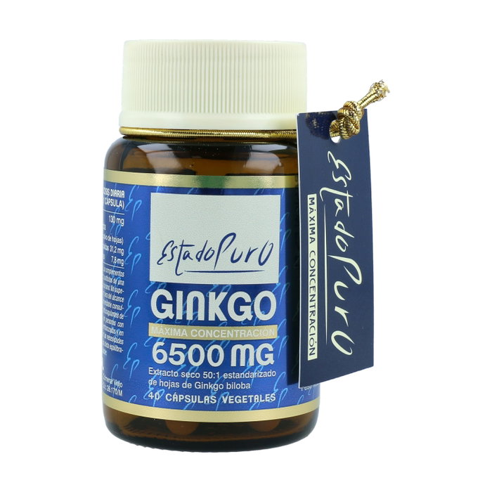 Estado Puro Ginkgo 6500 mg 40 cápsulas Estado Puro Ginkgo 6500 mg 40 cápsulas
