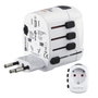 Hama World Travel Pro Adaptador de enchufe eléctrico universal blanco