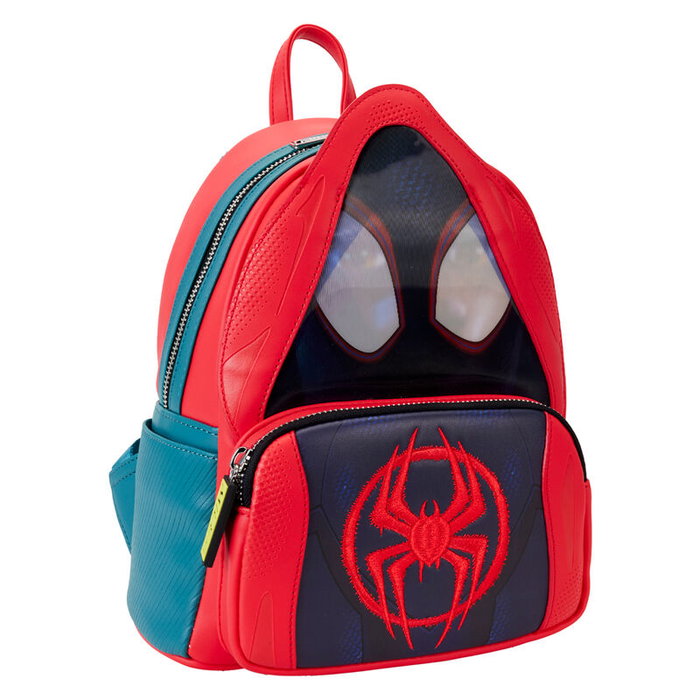 Loungefly Mochila Miles Morales Spider-Verse Marvel 26cm Cuero Vegano