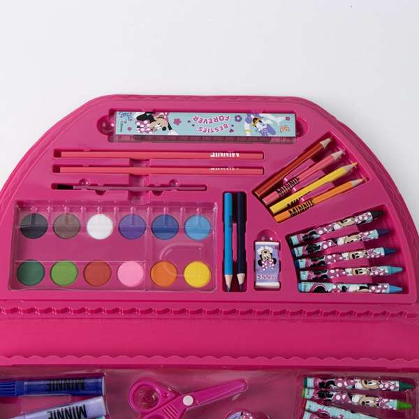 Cerdá Set Coloreable Minnie Disney 50 Piezas Rosa