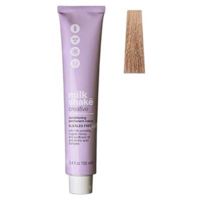Milk Shake Creative 8.138AG Ash Gold Light Blonde Tinte Permanente