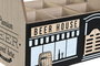 DKD Home Decor Botellero Vintage Natural Negro 16.5 x 26 x 27 cm (2 Unidades)