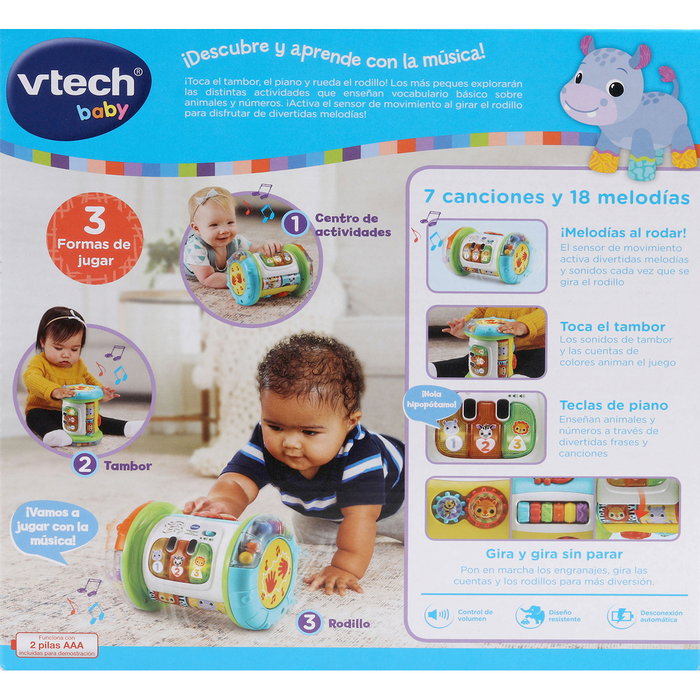 V-TECH Rodillo Mágico 3 en 1 Multiactividades