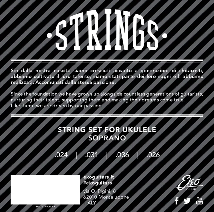 EKO Juego Ukelele Concierto Medium