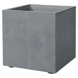 Deroma Maceta Cubo Autorriego 9H81ZSZ217 Gris Ceniza 39 cm
