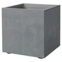 Deroma Maceta Cubo Autorriego 9H81ZSZ217 Gris Ceniza 39 cm