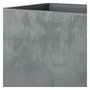 Deroma Maceta Cubo Autorriego Gris Ceniza 39 cm