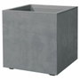 Deroma Maceta Cubo Autorriego Gris Ceniza 39 cm