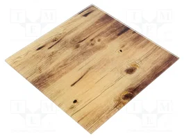 ORNO Panel decorativo de vidrio roble 170x170x10mm