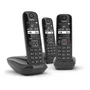 Gigaset AS690 Trio Negro Teléfono Fijo