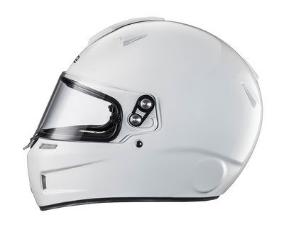 Sparco S0033551S Casco Sky KF-5W Kevlar-Fiberglass FIA Karting Talla S Blanco