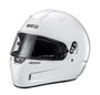 Sparco S0033551S Casco Sky KF-5W Kevlar-Fiberglass FIA Karting Talla S Blanco