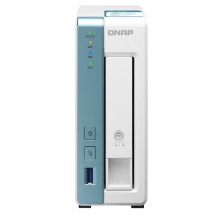 NAS QNAP TS-131K/ 1 Bahía 3.5"- 2.5"/ 1GB DDR3/ Formato Torre NAS QNAP TS-131K/ 1 Bahía 3.5"- 2.5"/ 1GB DDR3/ Formato Torre