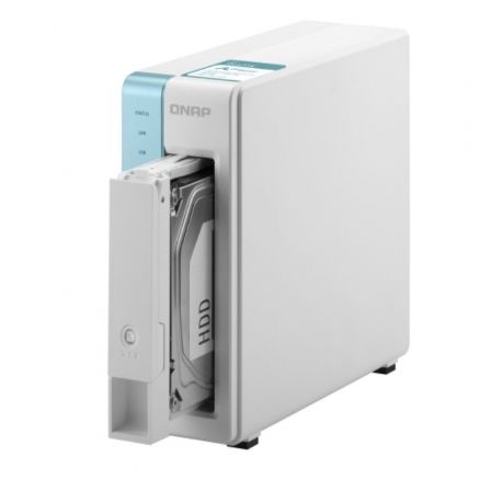 NAS QNAP TS-131K/ 1 Bahía 3.5"- 2.5"/ 1GB DDR3/ Formato Torre NAS QNAP TS-131K/ 1 Bahía 3.5"- 2.5"/ 1GB DDR3/ Formato Torre