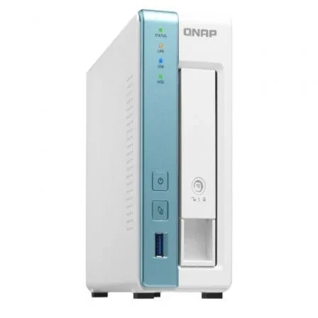 NAS QNAP TS-131K/ 1 Bahía 3.5"- 2.5"/ 1GB DDR3/ Formato Torre NAS QNAP TS-131K/ 1 Bahía 3.5"- 2.5"/ 1GB DDR3/ Formato Torre