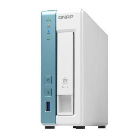 NAS QNAP TS-131K/ 1 Bahía 3.5"- 2.5"/ 1GB DDR3/ Formato Torre NAS QNAP TS-131K/ 1 Bahía 3.5"- 2.5"/ 1GB DDR3/ Formato Torre