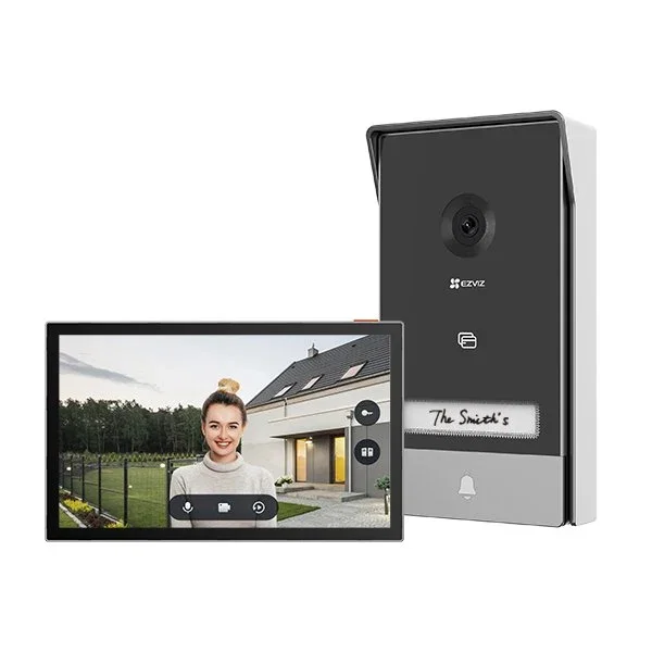 EZVIZ EP7 Kit de Videoportero con 2 Entradas y Monitor de 7 Pulgadas