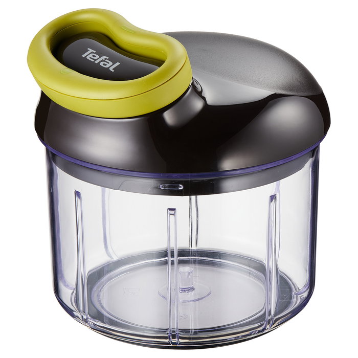 Tefal K13204 Picadora Universal Ingenio Negro, Verde, Transparente