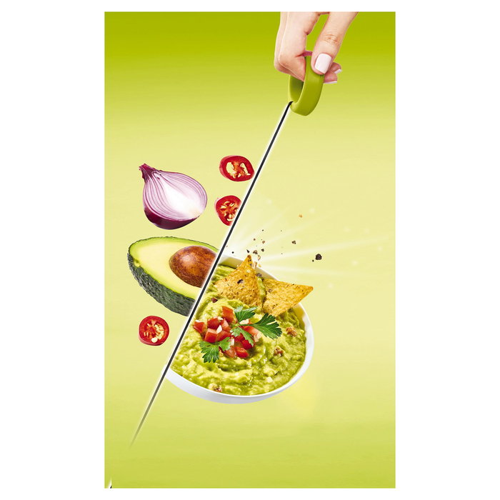 Tefal K13204 Picadora Universal Ingenio Negro, Verde, Transparente