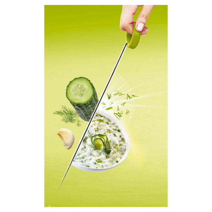 Tefal K13204 Picadora Universal Ingenio Negro, Verde, Transparente